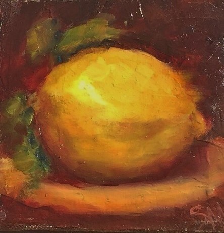 "they call me mellow yellow" original fine art by Susie Monzingo "they call me mellow yellow" original fine art by Susie Monzingo