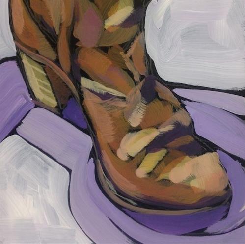 "Heel To Toe" original fine art by Kat Corrigan "Heel To Toe" original fine art by Kat Corrigan