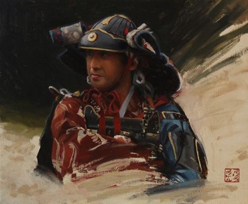 "Heian Samurai" original fine art by Phil Couture "Heian Samurai" original fine art by Phil Couture