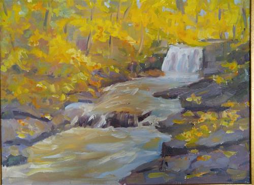 "Along the Wissahicken" original fine art by angela scully "Along the Wissahicken" original fine art by angela scully