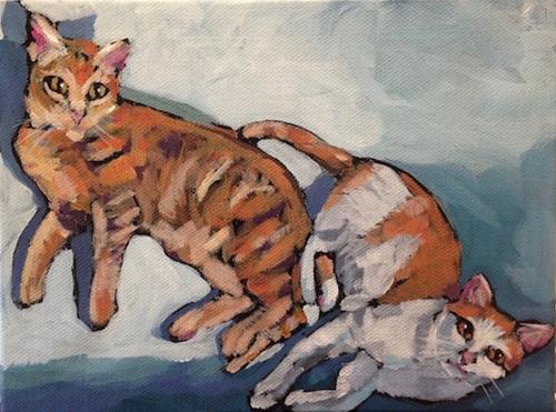 "March 24, Brisbane and Ayer" original fine art by Kat Corrigan "March 24, Brisbane and Ayer" original fine art by Kat Corrigan