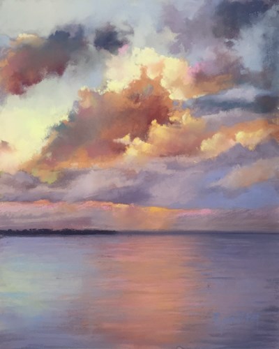 "Day Fades to Night" original fine art by Pamela Hamilton "Day Fades to Night" original fine art by Pamela Hamilton