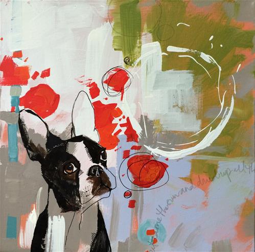 "Fetching" original fine art by Teddi Parker "Fetching" original fine art by Teddi Parker