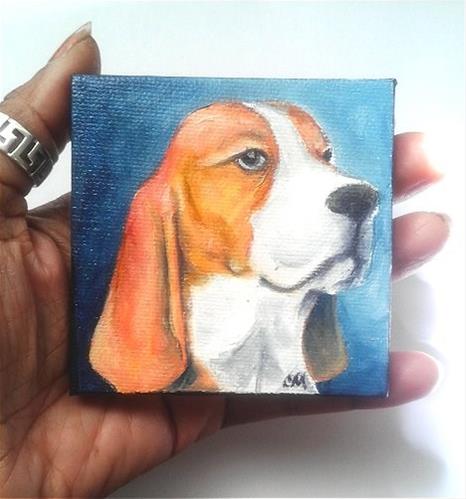 "Beagle" original fine art by Camille Morgan "Beagle" original fine art by Camille Morgan