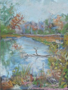 "Betts Bottom Creek" original fine art by Catherine Kauffman "Betts Bottom Creek" original fine art by Catherine Kauffman