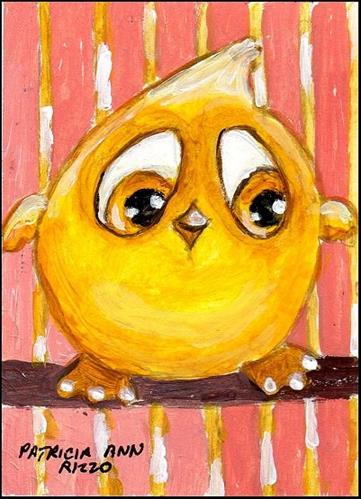 "Little Canary" original fine art by Patricia Ann Rizzo "Little Canary" original fine art by Patricia Ann Rizzo