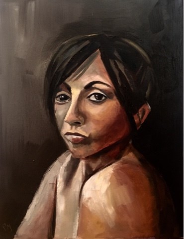 "Freeman" original fine art by Piya Samant "Freeman" original fine art by Piya Samant