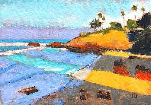"Morning, Laguna" original fine art by Kevin Inman "Morning, Laguna" original fine art by Kevin Inman