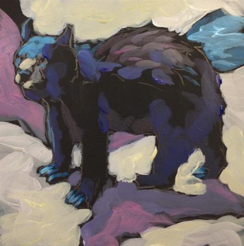 "Prickly Bear" original fine art by Kat Corrigan "Prickly Bear" original fine art by Kat Corrigan