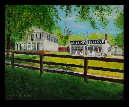 "MD Garage" original fine art by Captain B Smith "MD Garage" original fine art by Captain B Smith