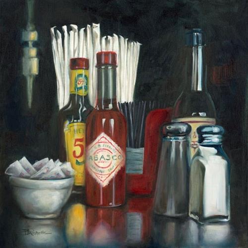 "Huey's" original fine art by Beth Moreau "Huey's" original fine art by Beth Moreau