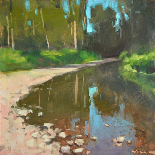 "Clearwater Creek 2" original fine art by Carol Marine "Clearwater Creek 2" original fine art by Carol Marine