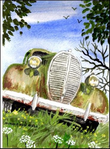 "Rust in Peace 2" original fine art by Patricia Ann Rizzo "Rust in Peace 2" original fine art by Patricia Ann Rizzo