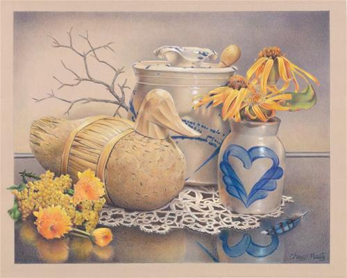 "Autumn Collection" original fine art by Cheryl Plautz "Autumn Collection" original fine art by Cheryl Plautz