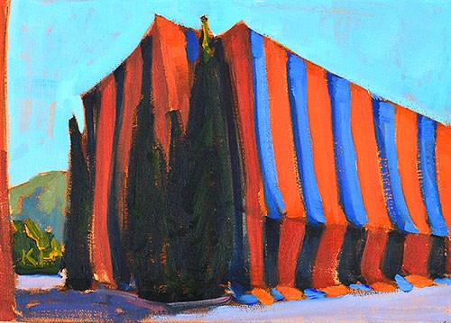 "Termite Tented Motel" original fine art by Kevin Inman "Termite Tented Motel" original fine art by Kevin Inman