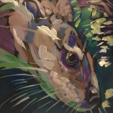 "Head First" original fine art by Kat Corrigan "Head First" original fine art by Kat Corrigan
