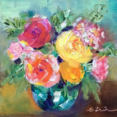 "Winter Blooming" original fine art by Lisa Fu "Winter Blooming" original fine art by Lisa Fu