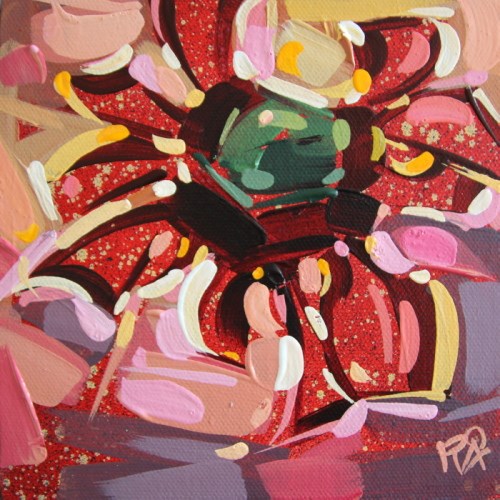 "Flower Abstraction 215" original fine art by Roger Akesson "Flower Abstraction 215" original fine art by Roger Akesson