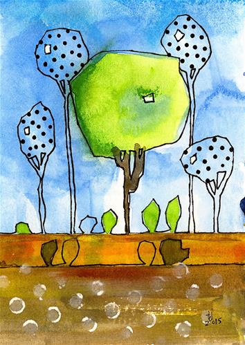 "Parkish - 1" original fine art by Tonya Doughty "Parkish - 1" original fine art by Tonya Doughty