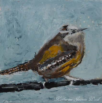 "Bird Series No 1" original fine art by Katie Jeanne Wood "Bird Series No 1" original fine art by Katie Jeanne Wood