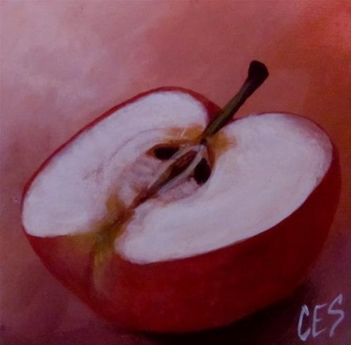 "Apple Half" original fine art by ~ces~ Christine E. S. Code "Apple Half" original fine art by ~ces~ Christine E. S. Code