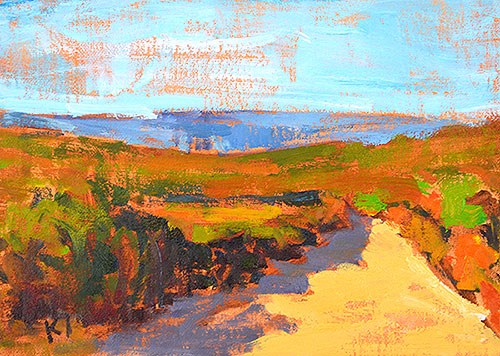 "Laguna Canyon Landscape" original fine art by Kevin Inman "Laguna Canyon Landscape" original fine art by Kevin Inman