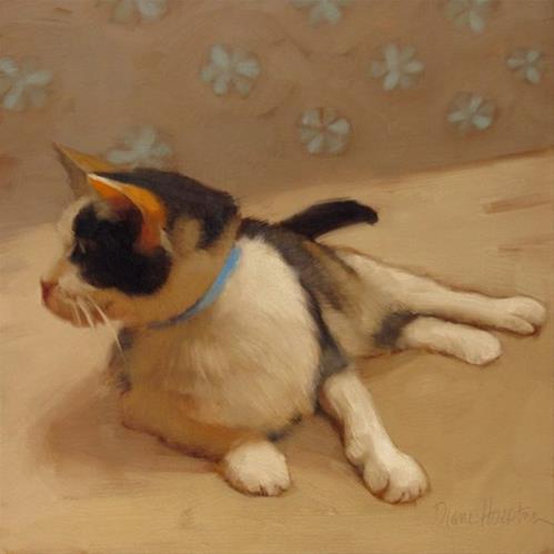"Sweetie Pie a Calico at the Cleveland Animal Protective League" original fine art by Diane Hoeptner "Sweetie Pie a Calico at the Cleveland Animal Protective League" original fine art by Diane Hoeptner