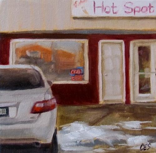 "Hot Spot on a Cold Day" original fine art by ~ces~ Christine E. S. Code "Hot Spot on a Cold Day" original fine art by ~ces~ Christine E. S. Code