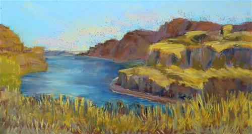 "Columbia River" original fine art by Mary Weil "Columbia River" original fine art by Mary Weil