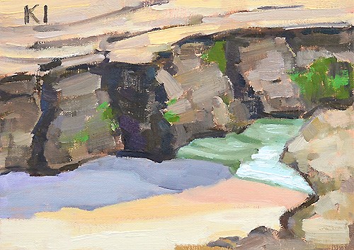 "Windansea Beach" original fine art by Kevin Inman "Windansea Beach" original fine art by Kevin Inman