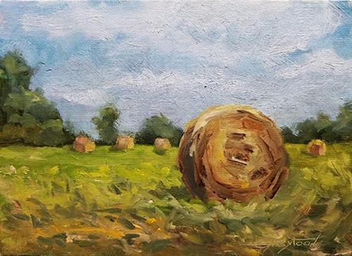 "A Rural Landscape" original fine art by Gabriella DeLamater "A Rural Landscape" original fine art by Gabriella DeLamater