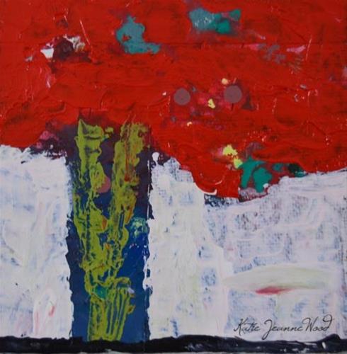 "Flower Series No 70" original fine art by Katie Jeanne Wood "Flower Series No 70" original fine art by Katie Jeanne Wood