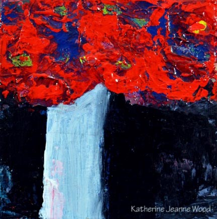 "Flower Series No 73" original fine art by Katie Jeanne Wood "Flower Series No 73" original fine art by Katie Jeanne Wood