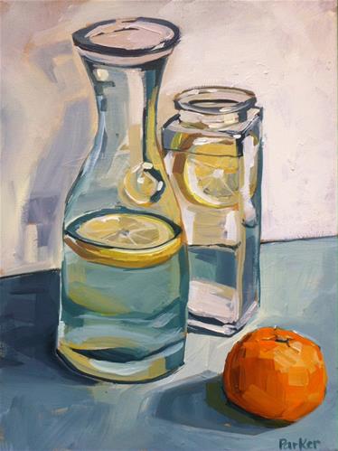"Real Hydration" original fine art by Teddi Parker "Real Hydration" original fine art by Teddi Parker
