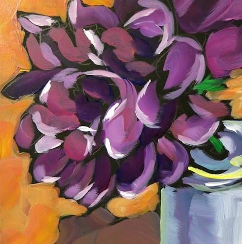"Peonies #4" original fine art by Kat Corrigan "Peonies #4" original fine art by Kat Corrigan