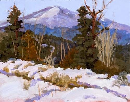 "Colorado Landscape Oil Painting Pikes Peak Winter View by Colorado Landscape Artist Susan Fowler" original fine art by Susan Fowler "Colorado Landscape Oil Painting Pikes Peak Winter View by Colorado Landscape Artist Susan Fowler" original fine art by Susan Fowler