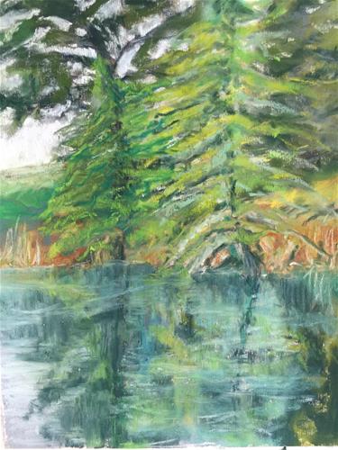 "Our Pond" original fine art by Mary Weil "Our Pond" original fine art by Mary Weil