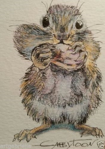 "Hamster" original fine art by Gabriella DeLamater "Hamster" original fine art by Gabriella DeLamater