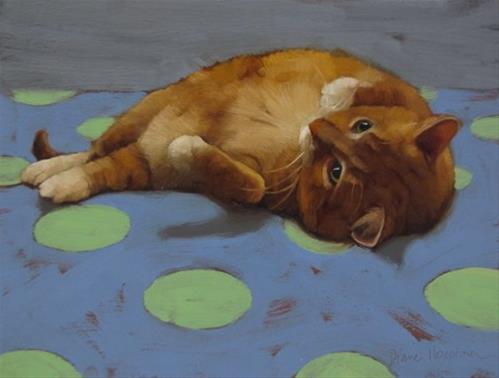 "Loafing II" original fine art by Diane Hoeptner "Loafing II" original fine art by Diane Hoeptner