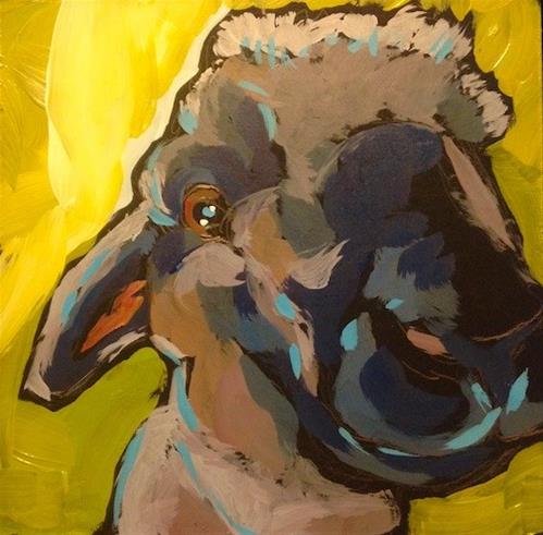 "Teddy Two!" original fine art by Kat Corrigan "Teddy Two!" original fine art by Kat Corrigan