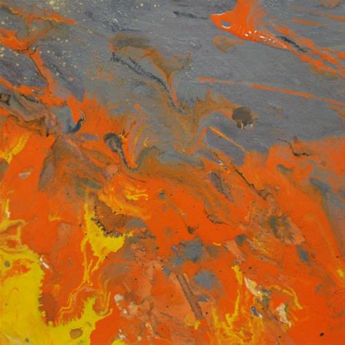 "3 - Celestial Fire" original fine art by Olga Touboltseva-Lefort "3 - Celestial Fire" original fine art by Olga Touboltseva-Lefort