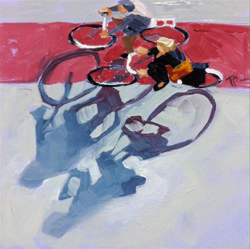 "Double Shadow" original fine art by Teddi Parker "Double Shadow" original fine art by Teddi Parker