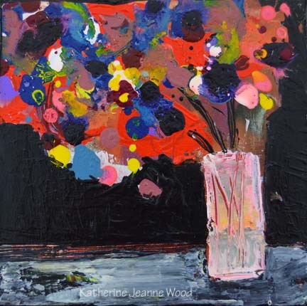 "Flower Series No 49" original fine art by Katie Jeanne Wood "Flower Series No 49" original fine art by Katie Jeanne Wood