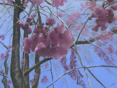 "LOOKING UP" original fine art by Nancy Herman "LOOKING UP" original fine art by Nancy Herman