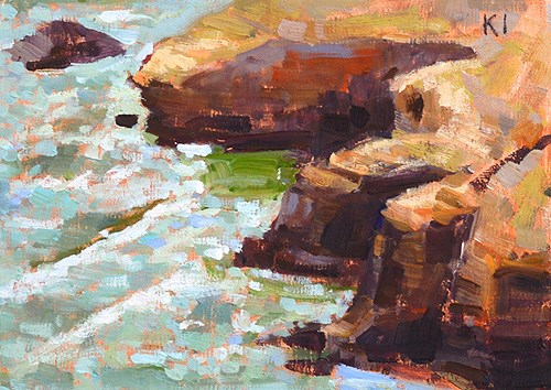 "Cabrillo Plein Air" original fine art by Kevin Inman "Cabrillo Plein Air" original fine art by Kevin Inman