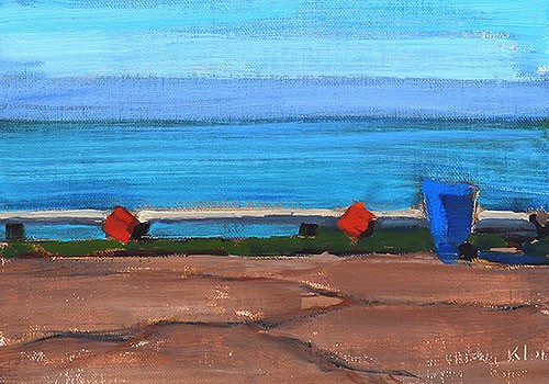 "A Sea Scene" original fine art by Kevin Inman "A Sea Scene" original fine art by Kevin Inman