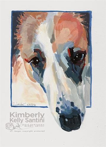 "Jack" original fine art by Kimberly Santini "Jack" original fine art by Kimberly Santini