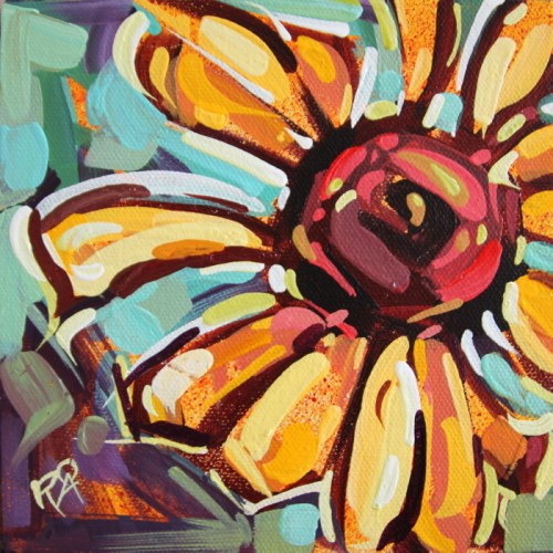 "Flower Abstraction 192" original fine art by Roger Akesson "Flower Abstraction 192" original fine art by Roger Akesson