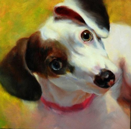 "Shelter Rescue #1" original fine art by Dorothy McLennan "Shelter Rescue #1" original fine art by Dorothy McLennan