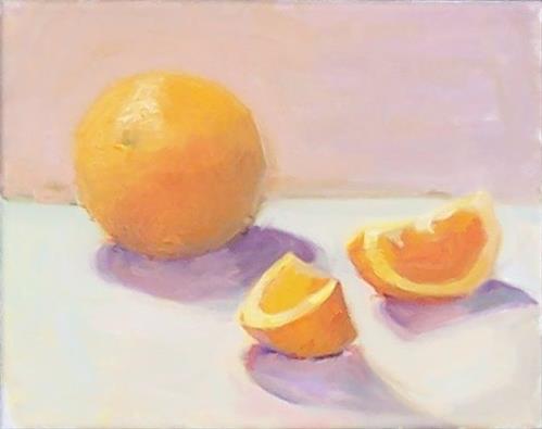 "Oranges,still life,oil on canvas,8x10,price$400" original fine art by Joy Olney "Oranges,still life,oil on canvas,8x10,price$400" original fine art by Joy Olney